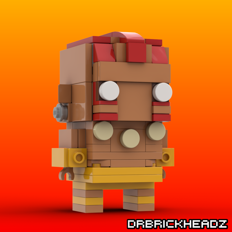 Lego Dhalsim (Street FIghter II) Custom Brickheadz