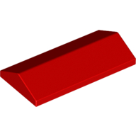 Lego Brick Sloped 33° 2 x 4 Double / Red