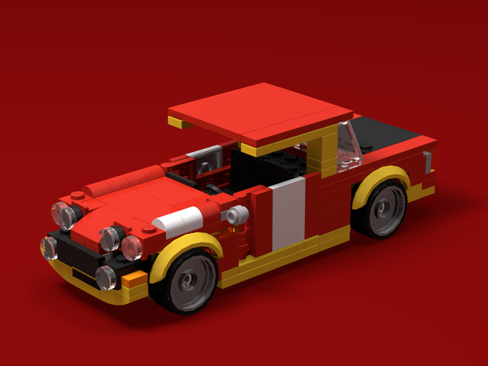 Lego 1973 Fiat 124 Abarth Rally