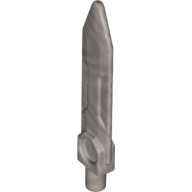 Lego Weapon Sword, Blade with Bar, Double Edge / Flat Silver