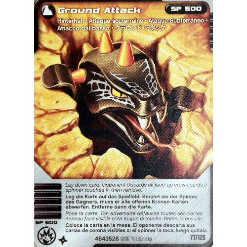 Lego Trading Card, Ninjago Deck #2: 77 - Ground Attack - International Version