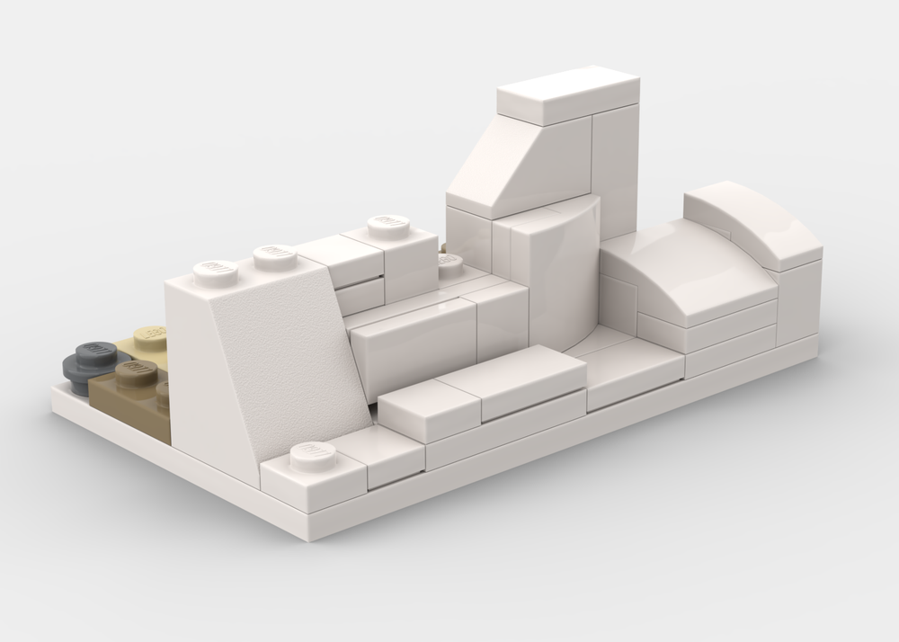 Lego Hoth - Simple Trench 6x10 Section