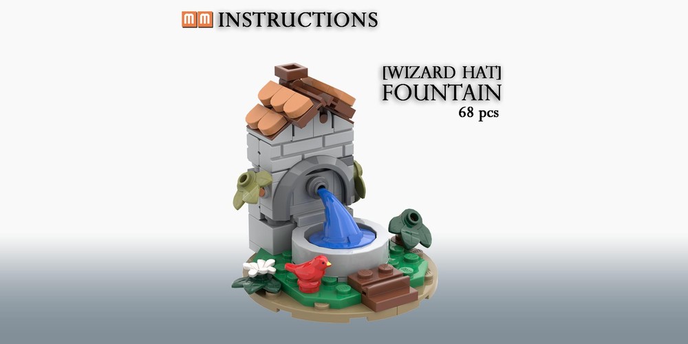 Lego (Wizard Hat) Fountain