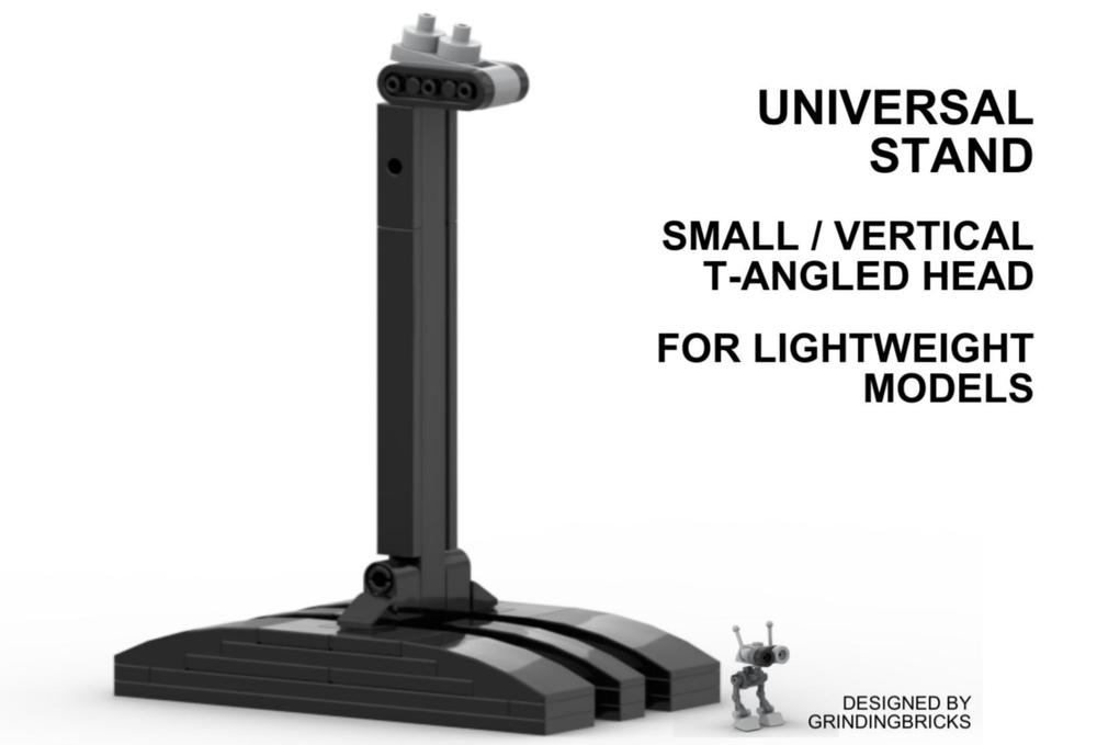 Lego Universal Stand Small, Vertical w/T-Angled Head