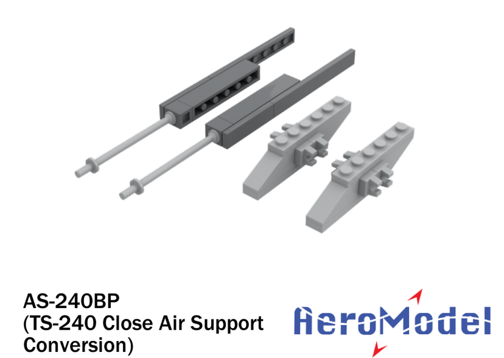 Lego AS-240BP (TS-240 Close Air Support Conversion)