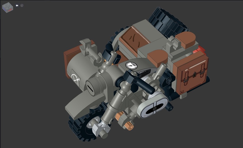 Lego WWII German BMW R75 Motorcycle with Sidecar