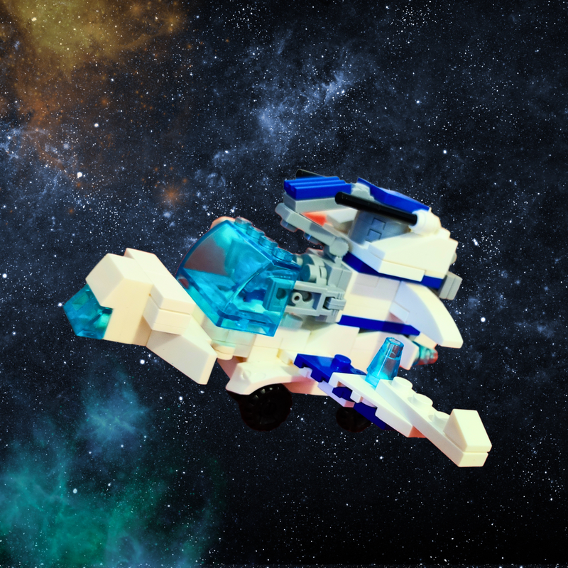 Lego Dlaat's First Spaceship