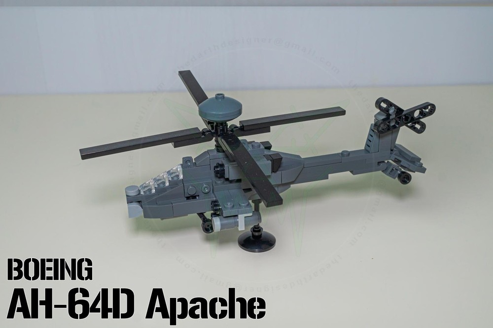 Lego Micro AH-64 APACHE | 1:80 FREE INSTRUCTIONS