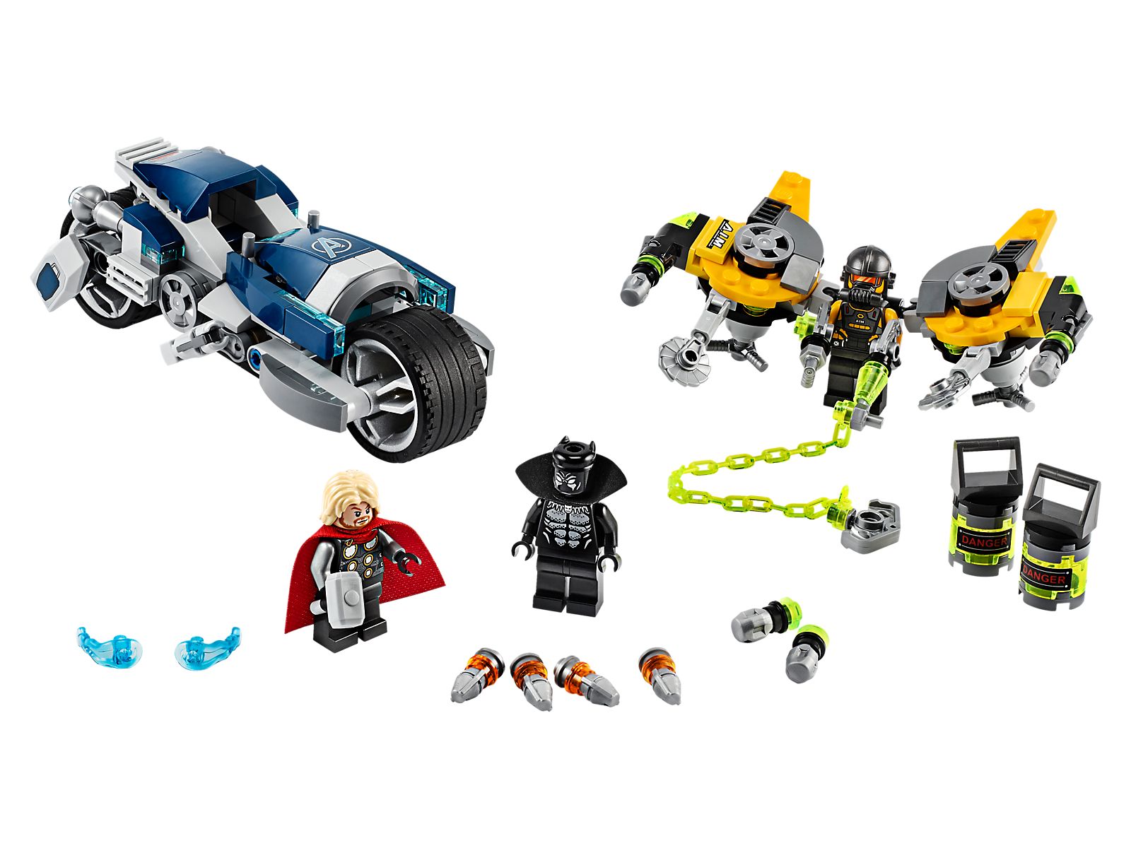Lego Avengers Speeder Bike Attack