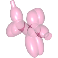 Lego Balloon Dog / Trans-Dark Pink