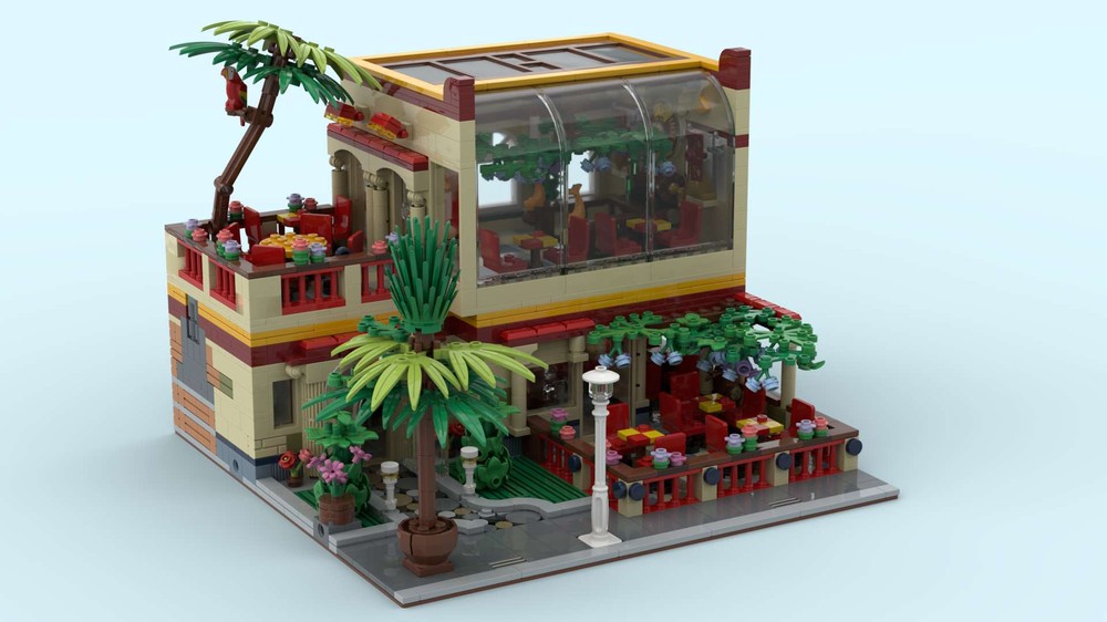 Lego Modular Breezway cafe