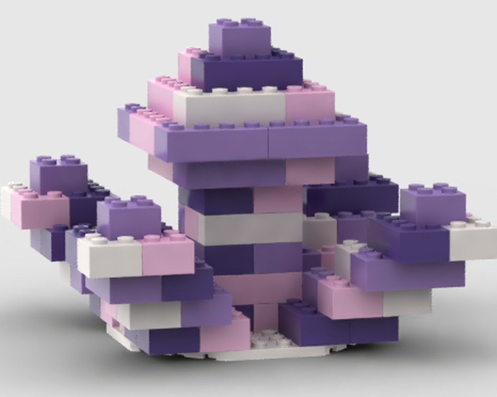 Lego Amethyst Cluster