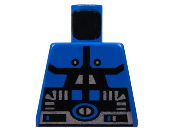 Lego Torso Space Spyrius Pattern / Blue