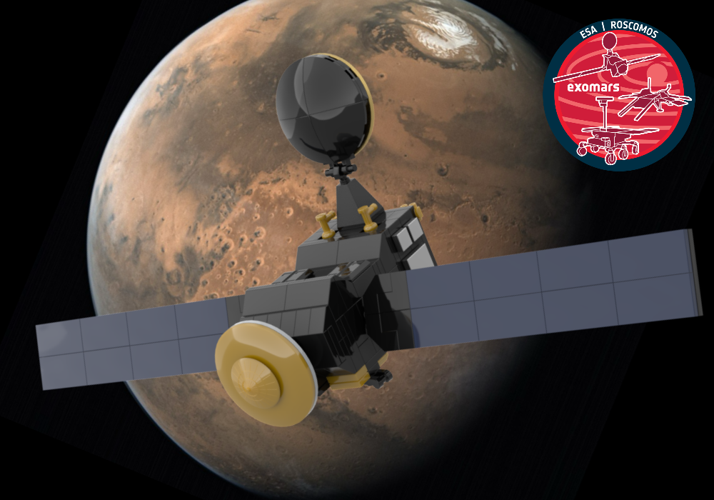 Lego ExoMars Trace Gas Orbiter Spacecraft