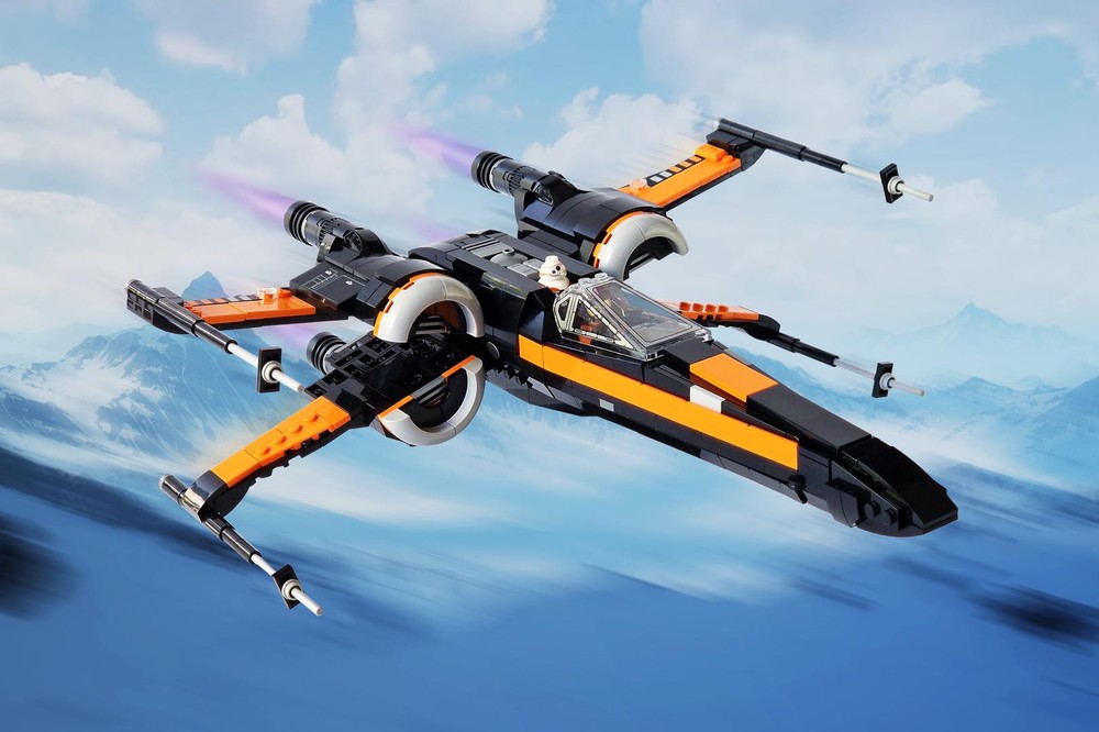 Lego Poe Dameron's T-70 Xwing Fighter