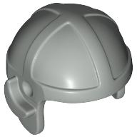 Lego Hat / Helmet, Aviator Cap / Light Gray