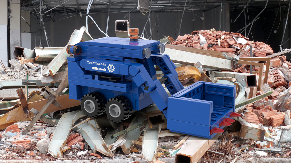 Lego THW Kleinsträumgerät "Bobcat"