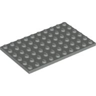 Lego Plate 6 x 10 / Light Gray
