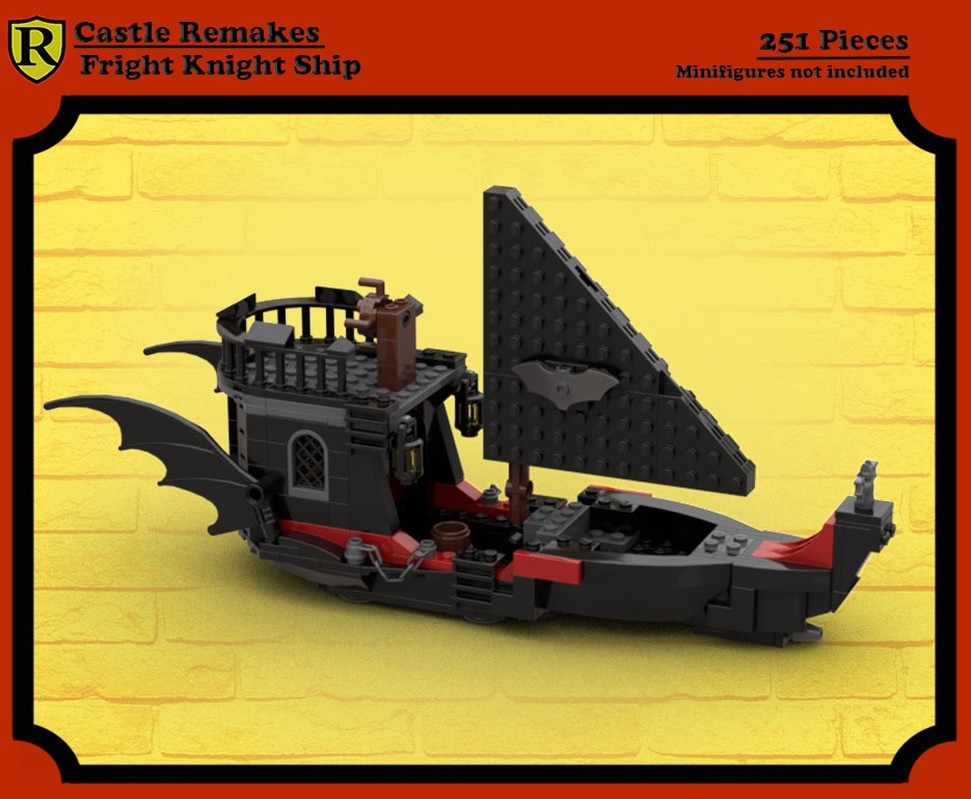 Lego Castle Remakes - Fright Knights Ship