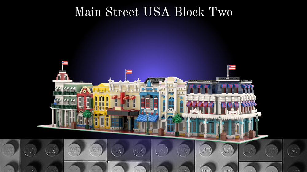 Lego Block Two | Deluxe Main Street USA