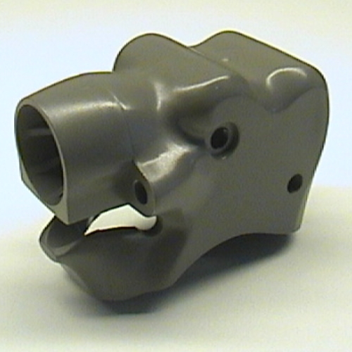 Lego Animal Body Part, Elephant Head with Pin / Dark Gray