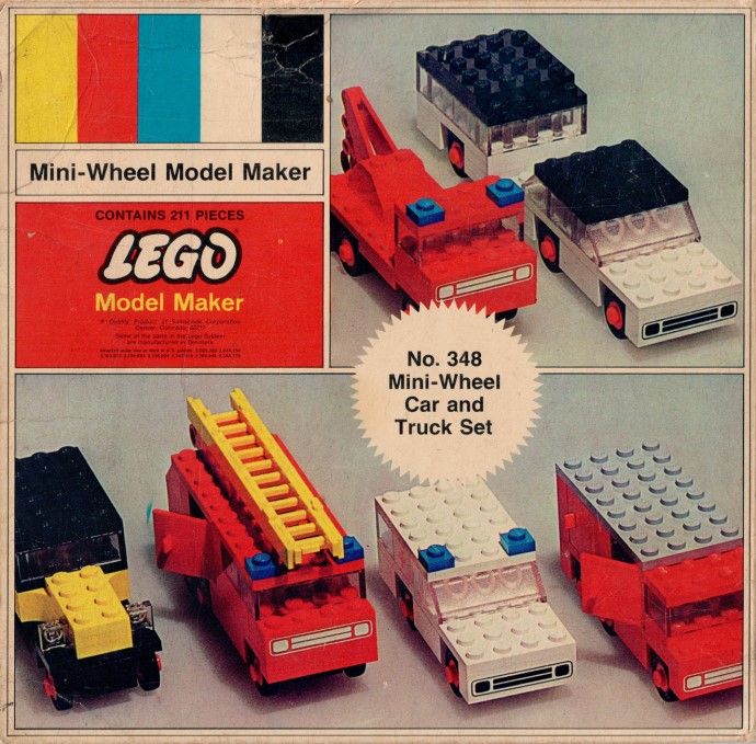 Lego Mini-Wheel Car and Truck Set