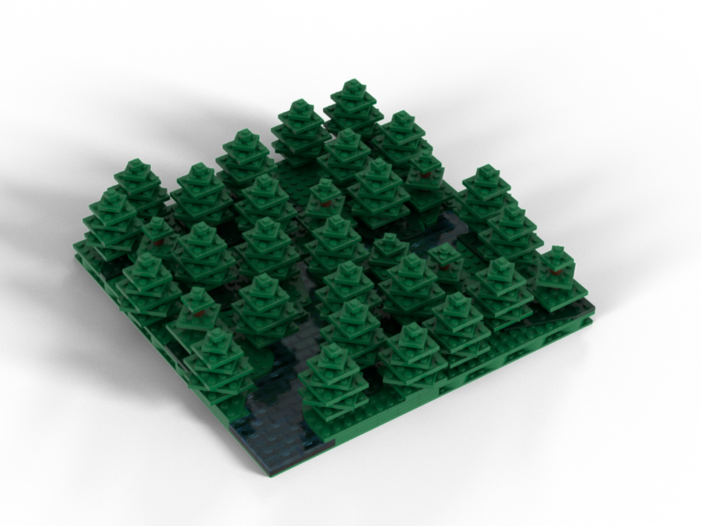 Lego Forest Landscape