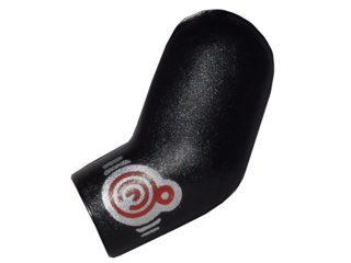 Lego Arm, Left with Stopwatch Pattern / Black