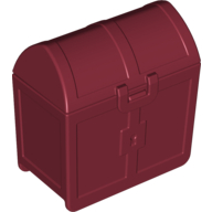 Lego Duplo Treasure Chest 2 x 4 x 3 / Dark Red