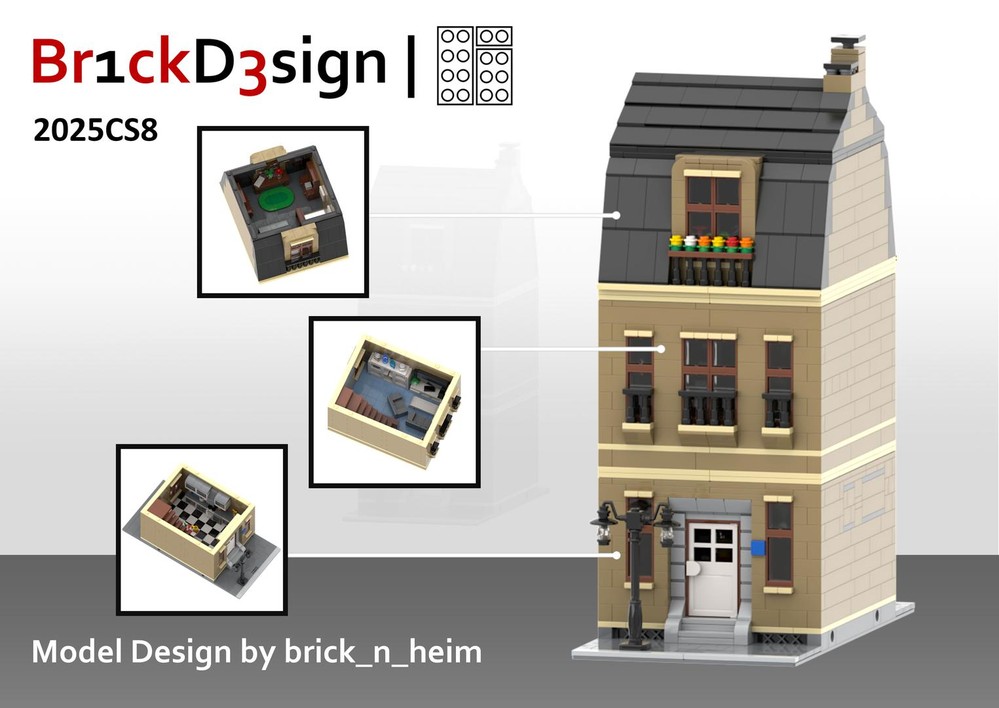 Lego Old Residential House