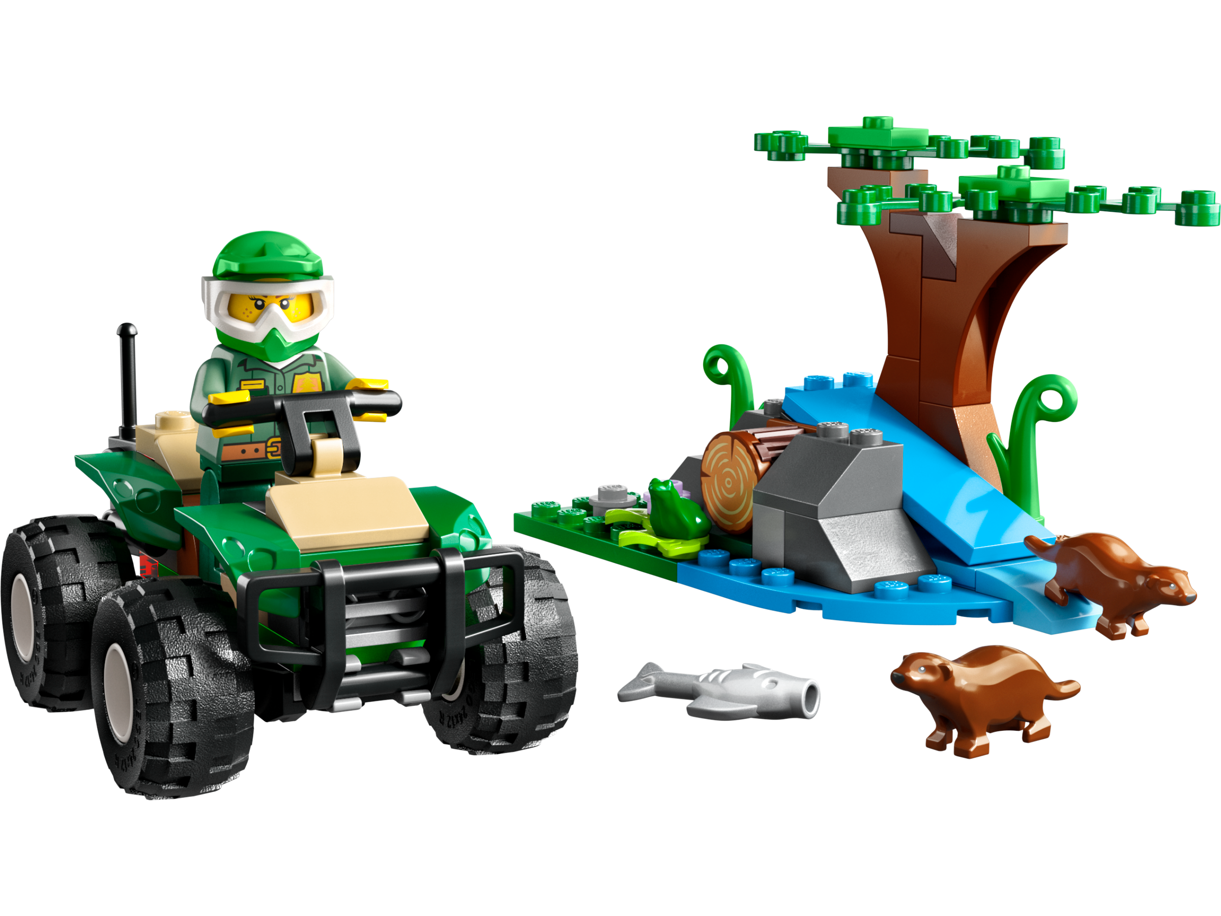 Lego ATV and Otter Habitat