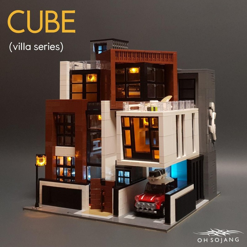 Lego 'CUBE' Villa modular