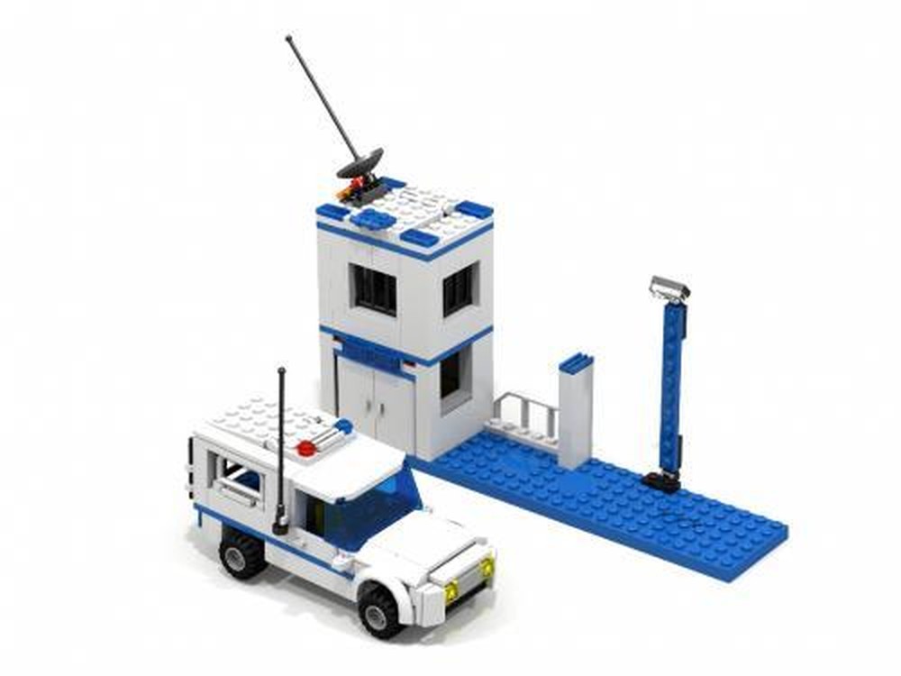Lego Prisoner Transporter and Police Station