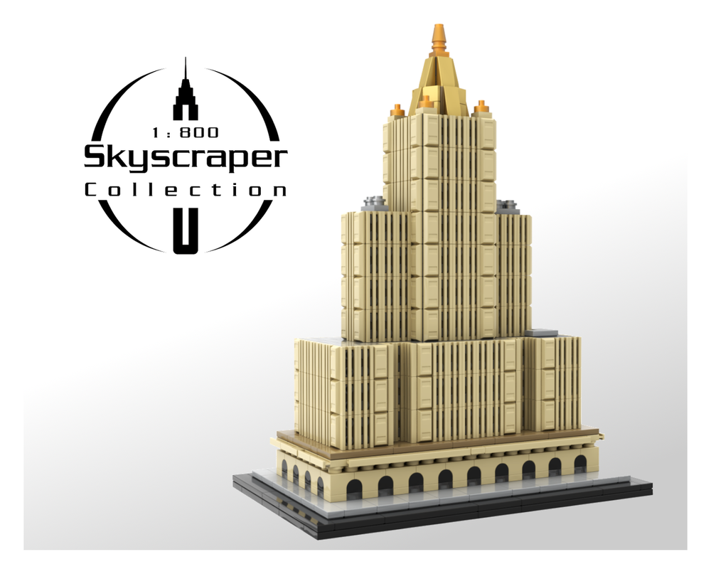 Lego New York Life Building 1:800 Scale