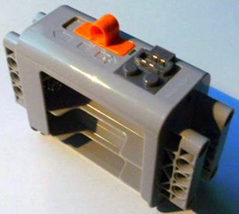 Lego Electric 9V Battery Box 4 x 11 x 7 PF with Orange Switch