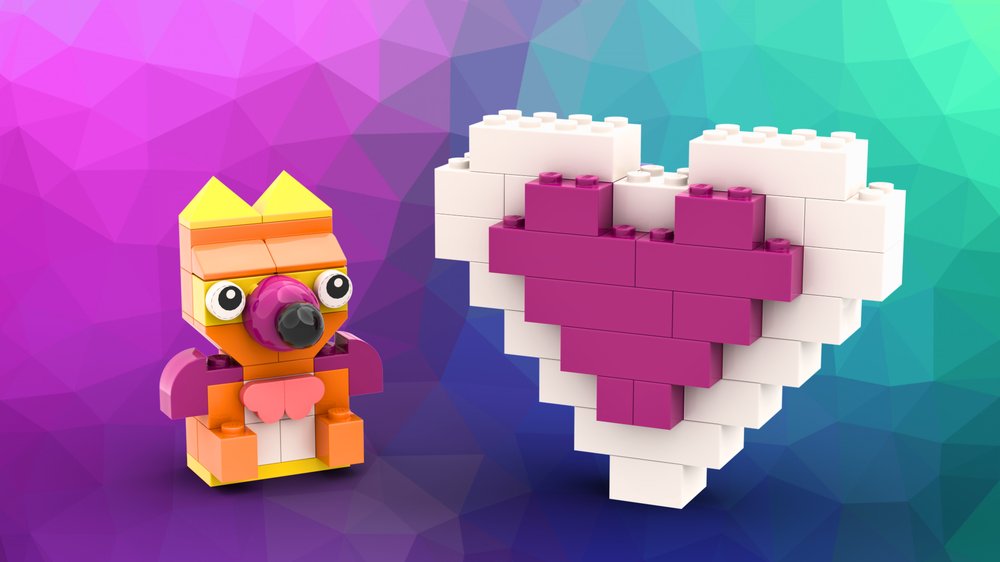Lego 11022 Teddy bear and heart