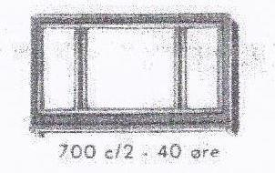 Lego Individual 1 x 6 x 3 3-Pane Window (with glass)