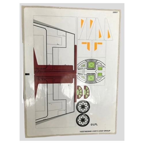 Lego Sticker Sheet for Set 75021-1 / [No Color/Any Color]
