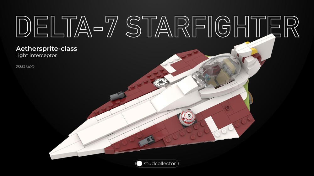 Lego Delta-7 Starfighter | 75333 MOD