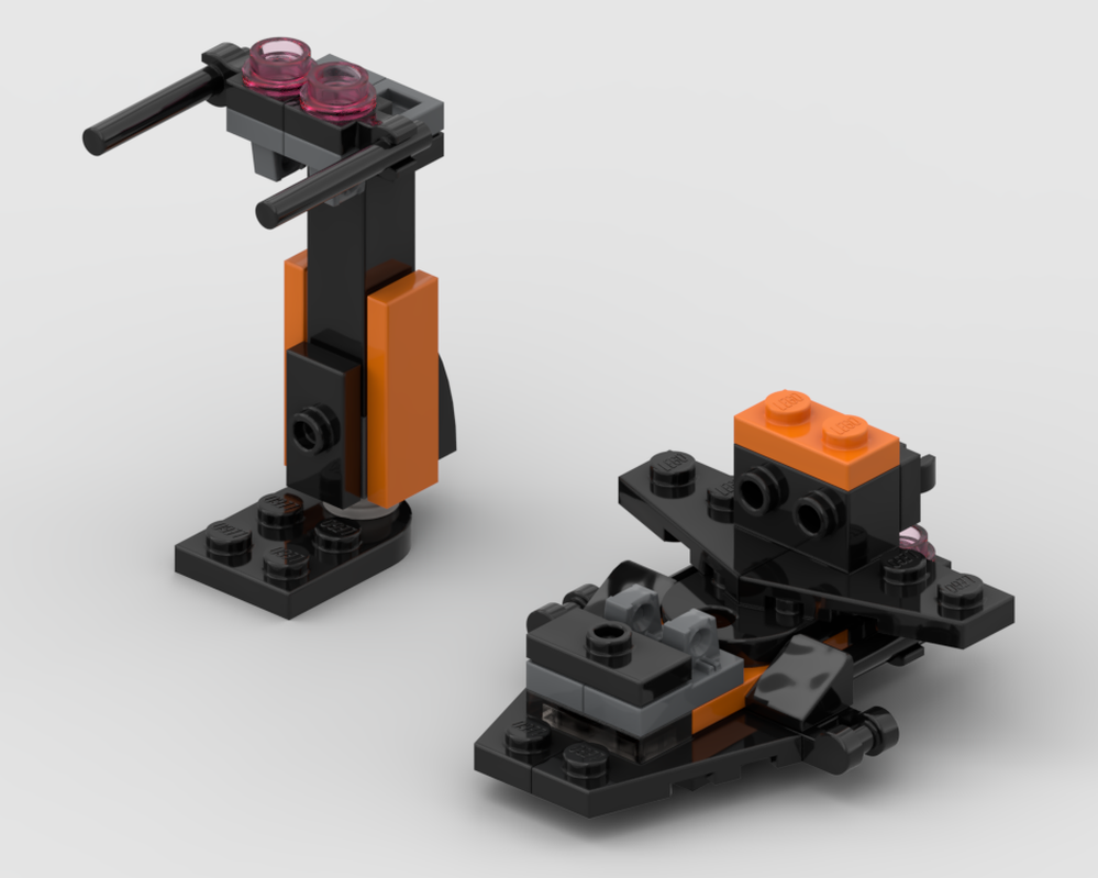 Lego 911841 SW Landspeeder and Turbo Laser Tower (Alternate Build)