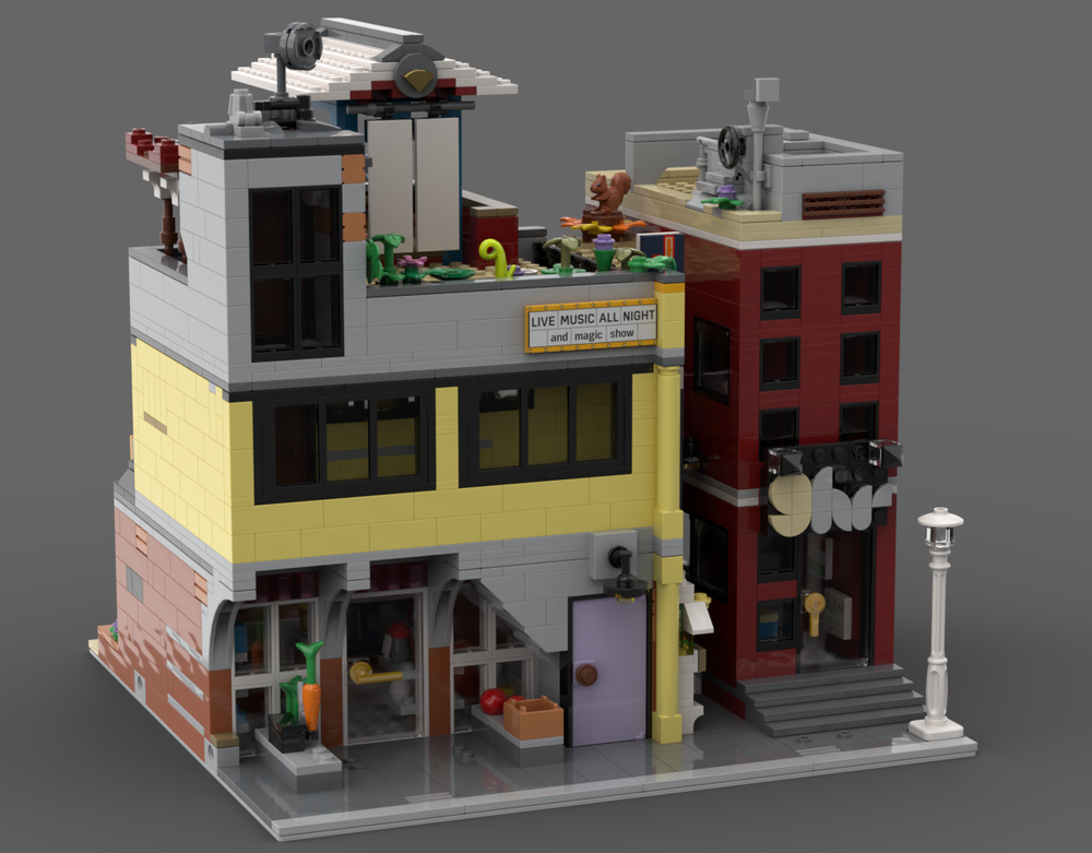 Lego 10312 - Japanese school and capsule hotel