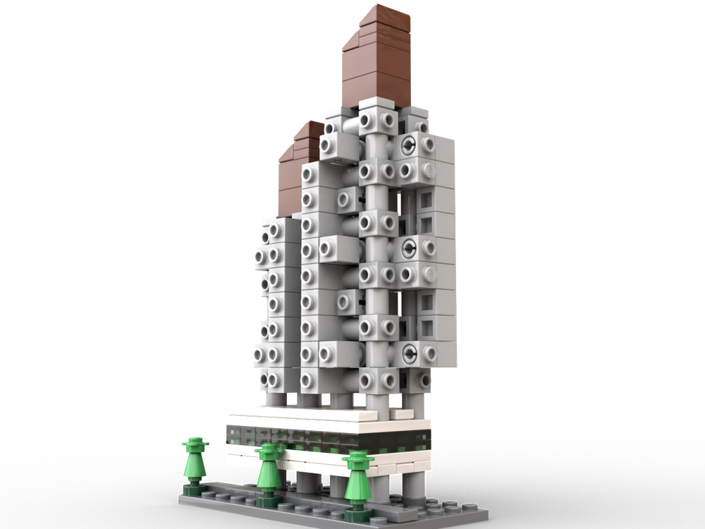 Lego Nakagin Capsule Tower - Micro