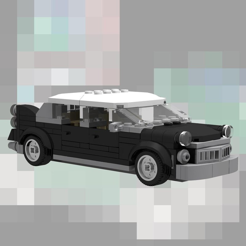 Lego 10260 BLACK Car MOD