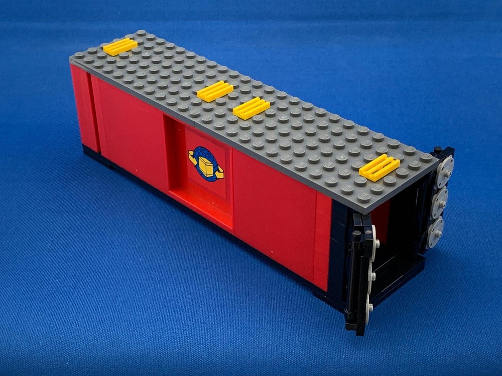 Lego Upgraded 7939-1 Long Container with doors