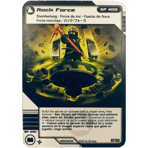 Lego Trading Card, Ninjago Deck #2: 87 - Rock Force - North American Version / [No Color/Any Color]