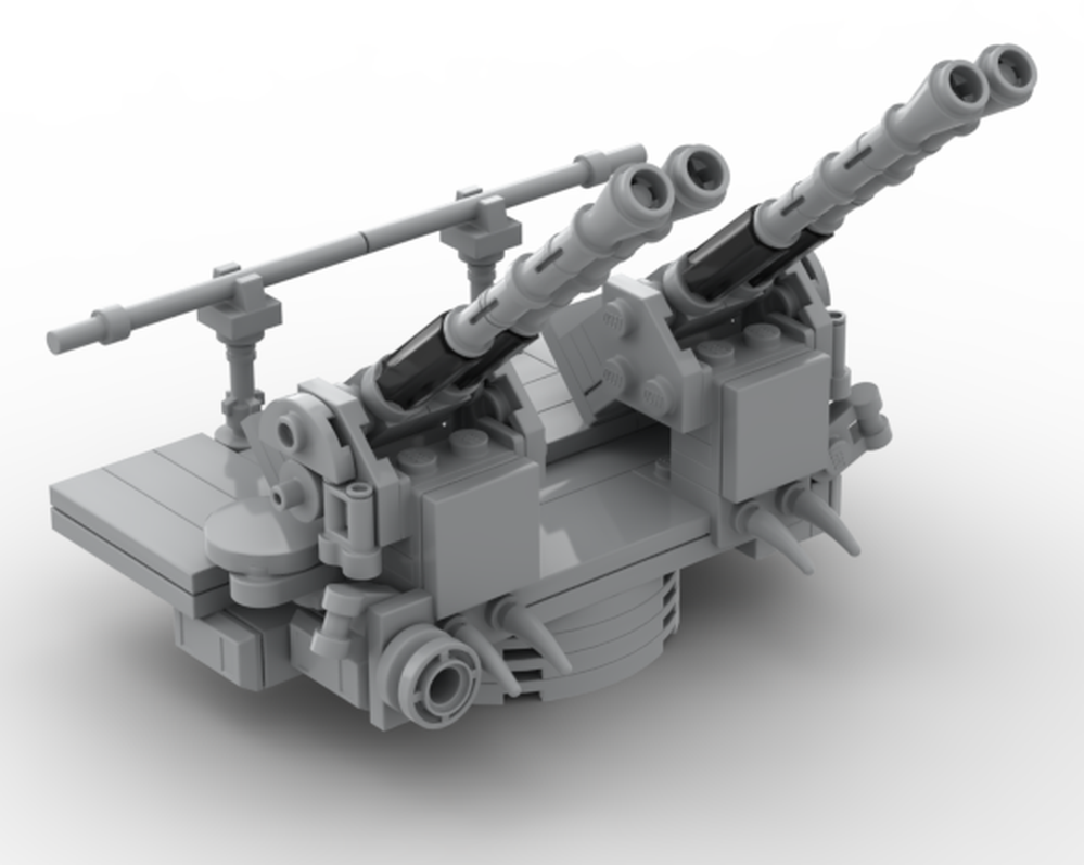 Lego Bofors 40mm Quad Mount