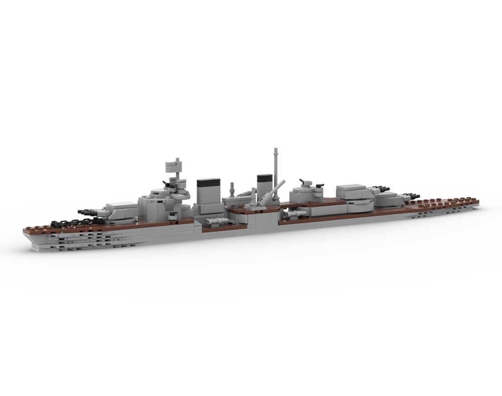 Lego KMS Königsberg Cruiser MOC
