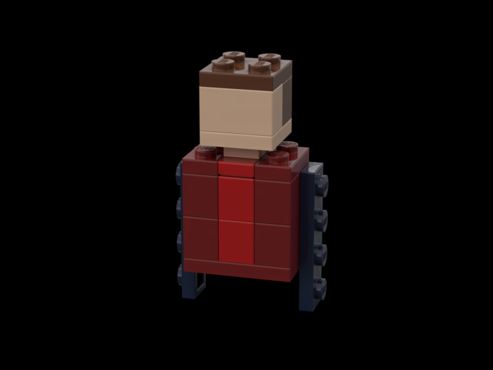 Lego marty mackfly from the second film for Delorian
