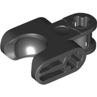 Lego Technic Axle Connector 2 x 3 with Ball Socket, Closed Sides / Black