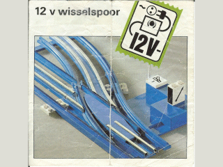 Lego 12 v wisselspoor 12V (3345-Ho)